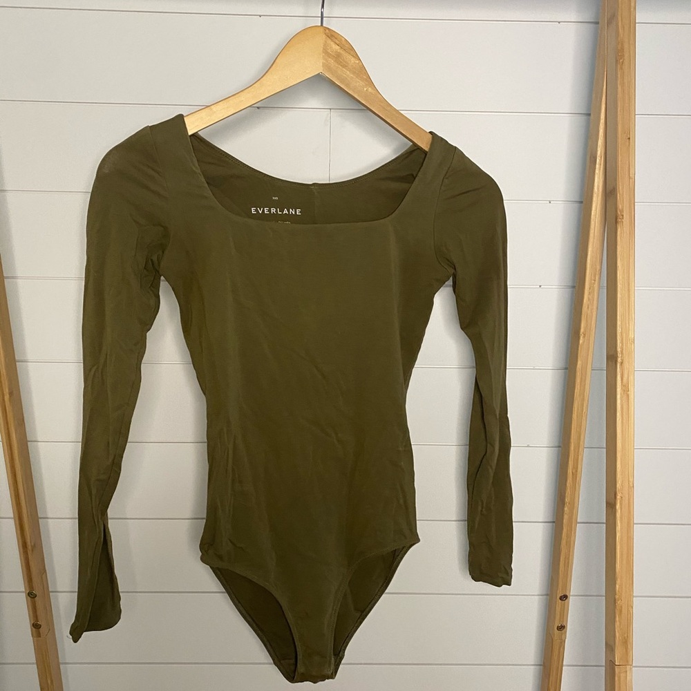Everlane long sleeve bodysuit
